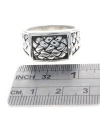 Gentlemans Scott Kay Woven Ring