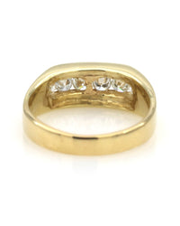 Gentlemans Channel Set Diamond Ring