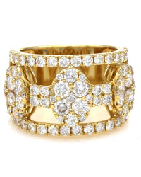 Diamond Cluster Cut Out Band