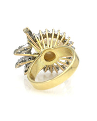 South Sea Pearl and Diamond Fashion Ring