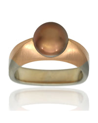 Coffin & Trout Bronze Pearl Ring