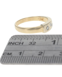 Flush Set Diamond 2 Tone Band