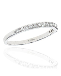 Shared Prong Thin Diamond Band