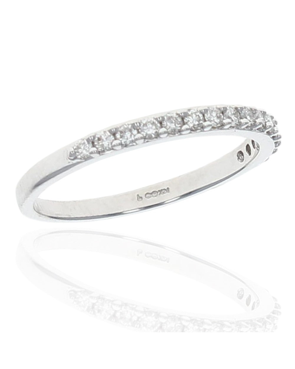 Shared Prong Thin Diamond Band