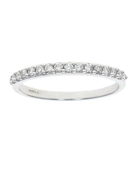 Shared Prong Thin Diamond Band