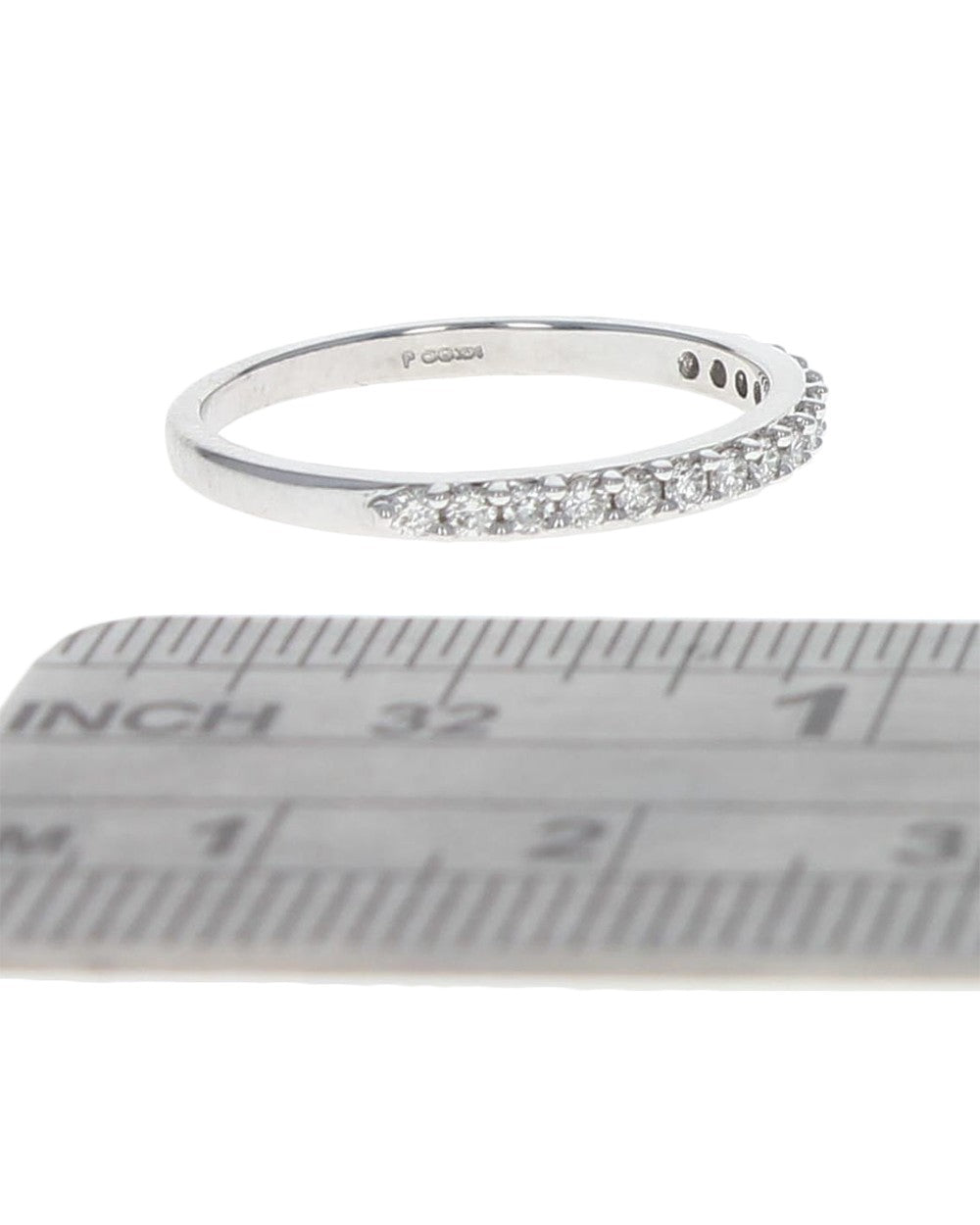 Shared Prong Thin Diamond Band