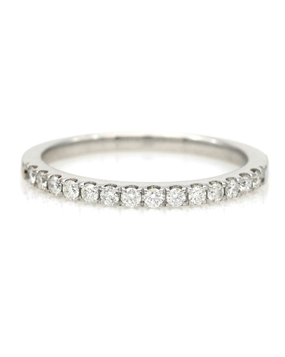 Diamond Thin Band in White Gold