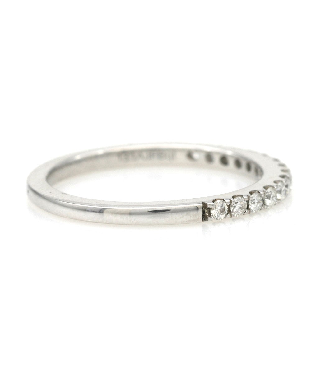 Diamond Thin Band in White Gold