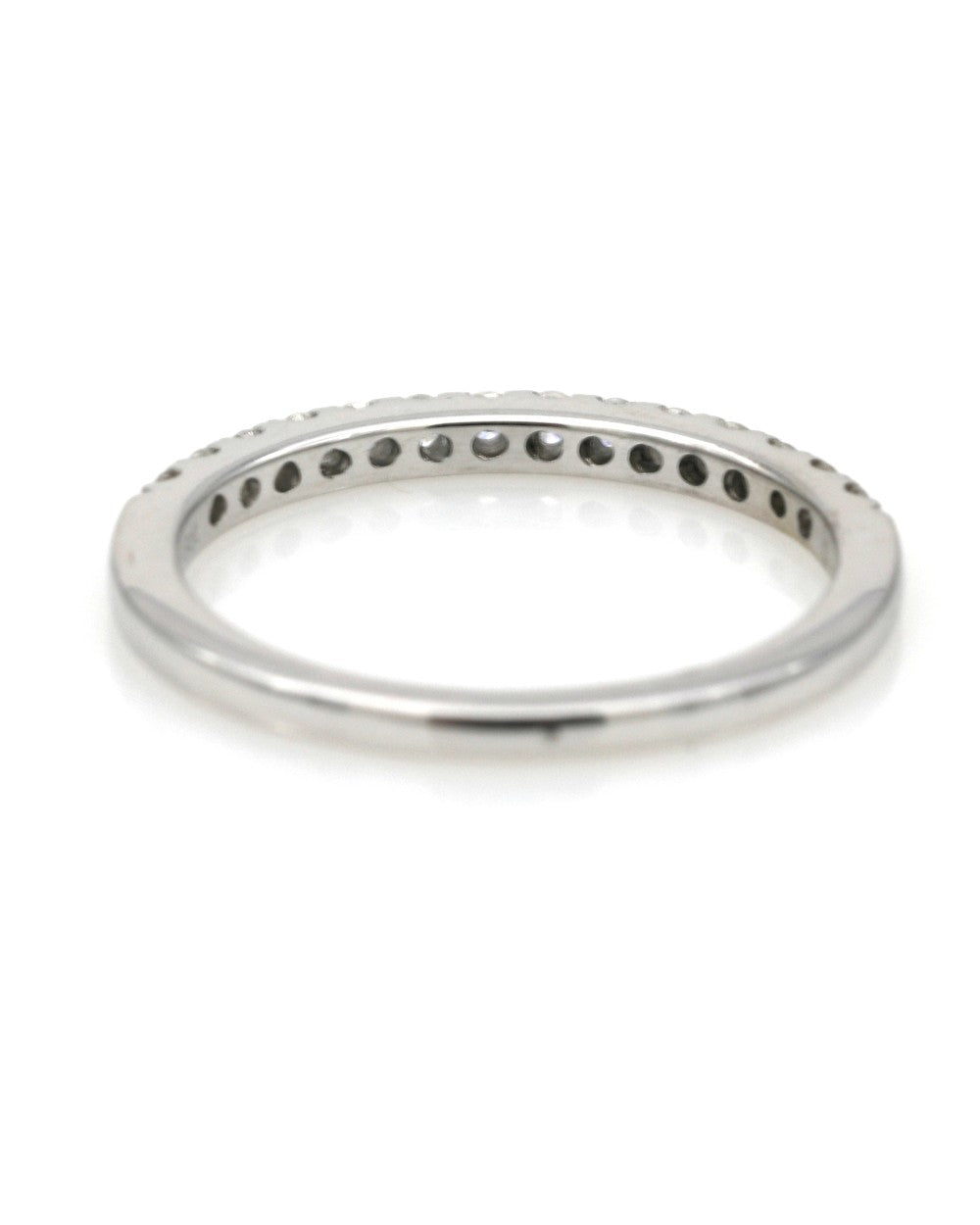 Diamond Thin Band in White Gold