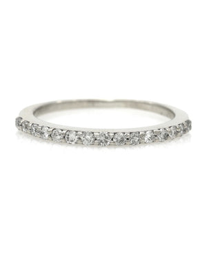Shared Prong Diamond Thin Band
