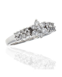 Diamond Star Ring in Platinum