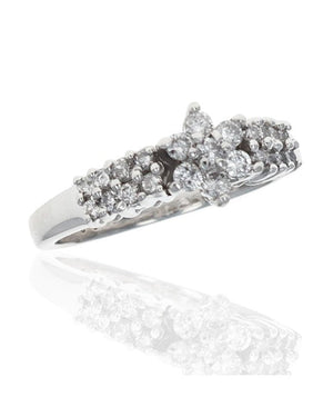Diamond Star Ring in Platinum