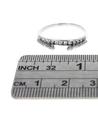 Diamond Ring Guard in White Gold