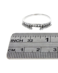 Diamond Ring Guard in White Gold