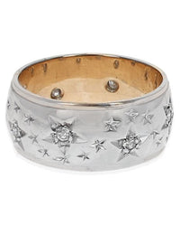 Diamond Star Band in Gold