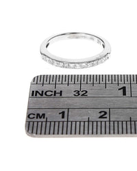 Princess Diamond Thin Band Ring
