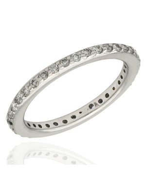 Diamond Eternity Band in White Gold
