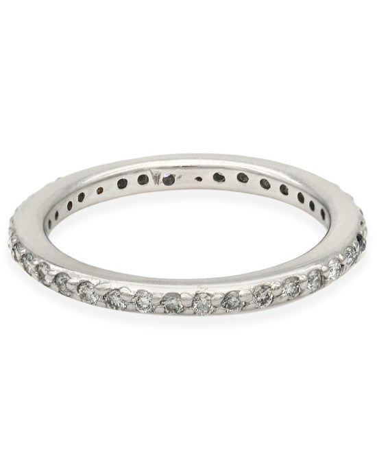 Diamond Eternity Band in White Gold
