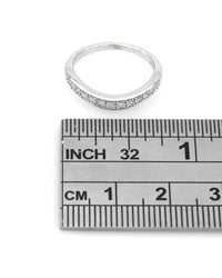 Diamond Ring Guard in White Gold