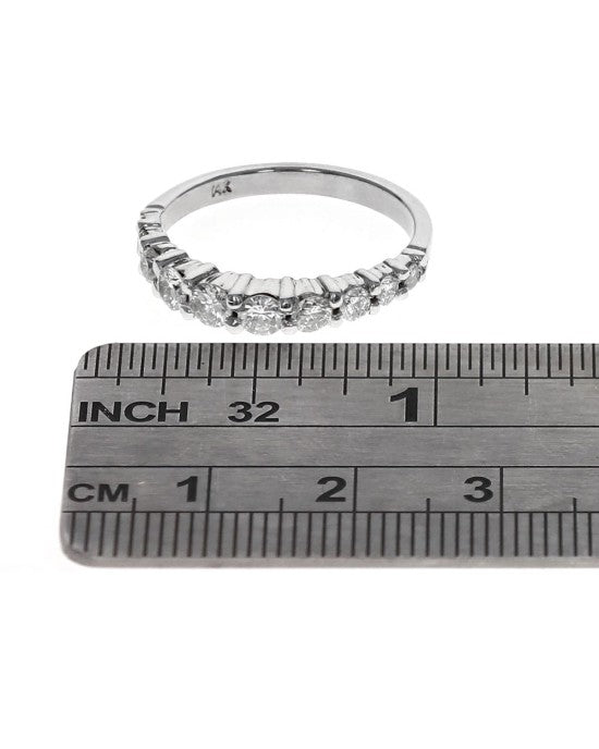 Diamond Wedding Band in White Gold