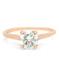 1.01ct GIA Certified Round Brilliant Cut Diamond Solitaire Ring