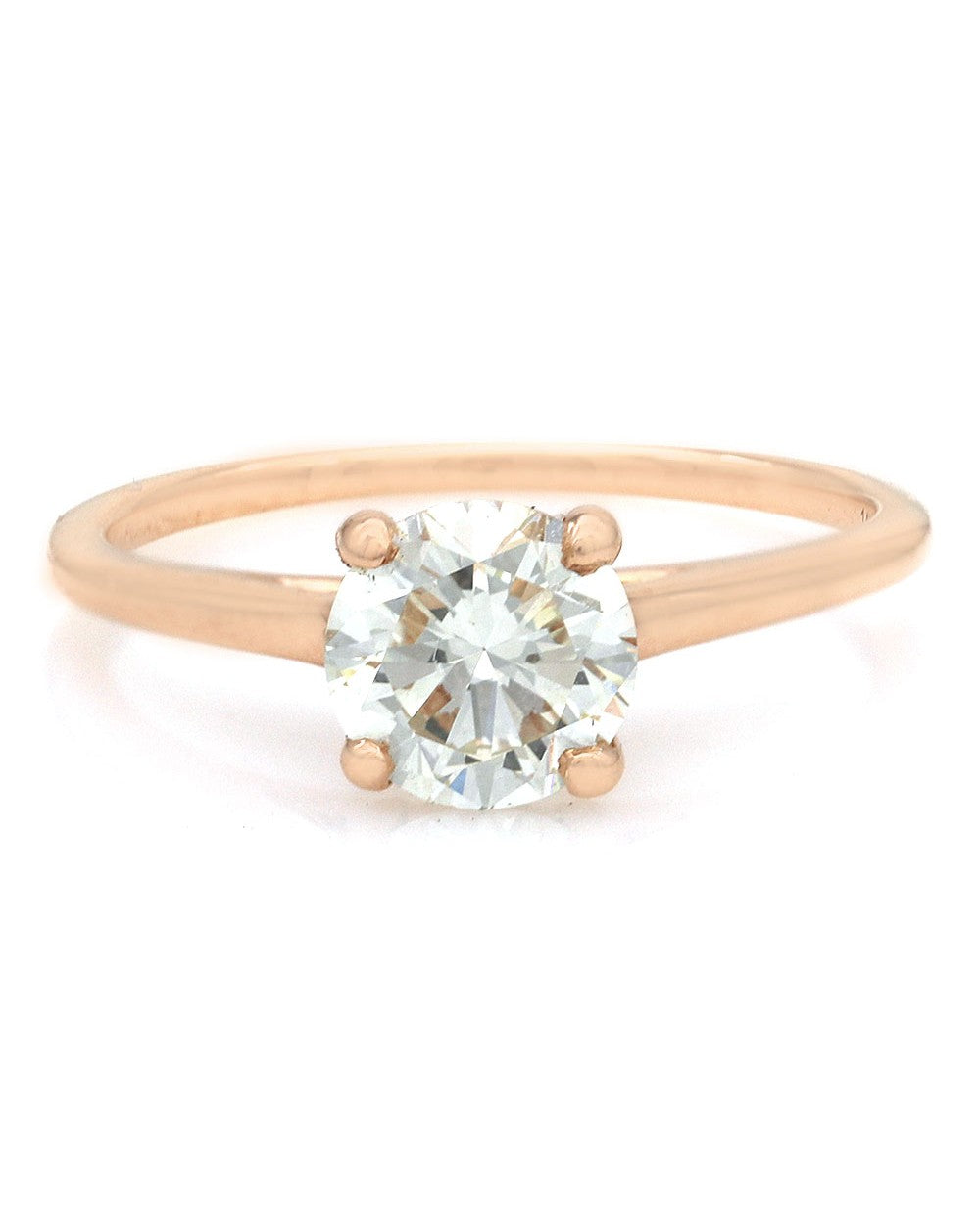 1.01ct GIA Certified Round Brilliant Cut Diamond Solitaire Ring