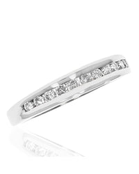 Channel Set Diamond Tapered Band