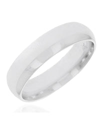 Comfort Band Ring in White Gold