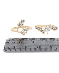 Diamond Wedding Set in Yellow Gold