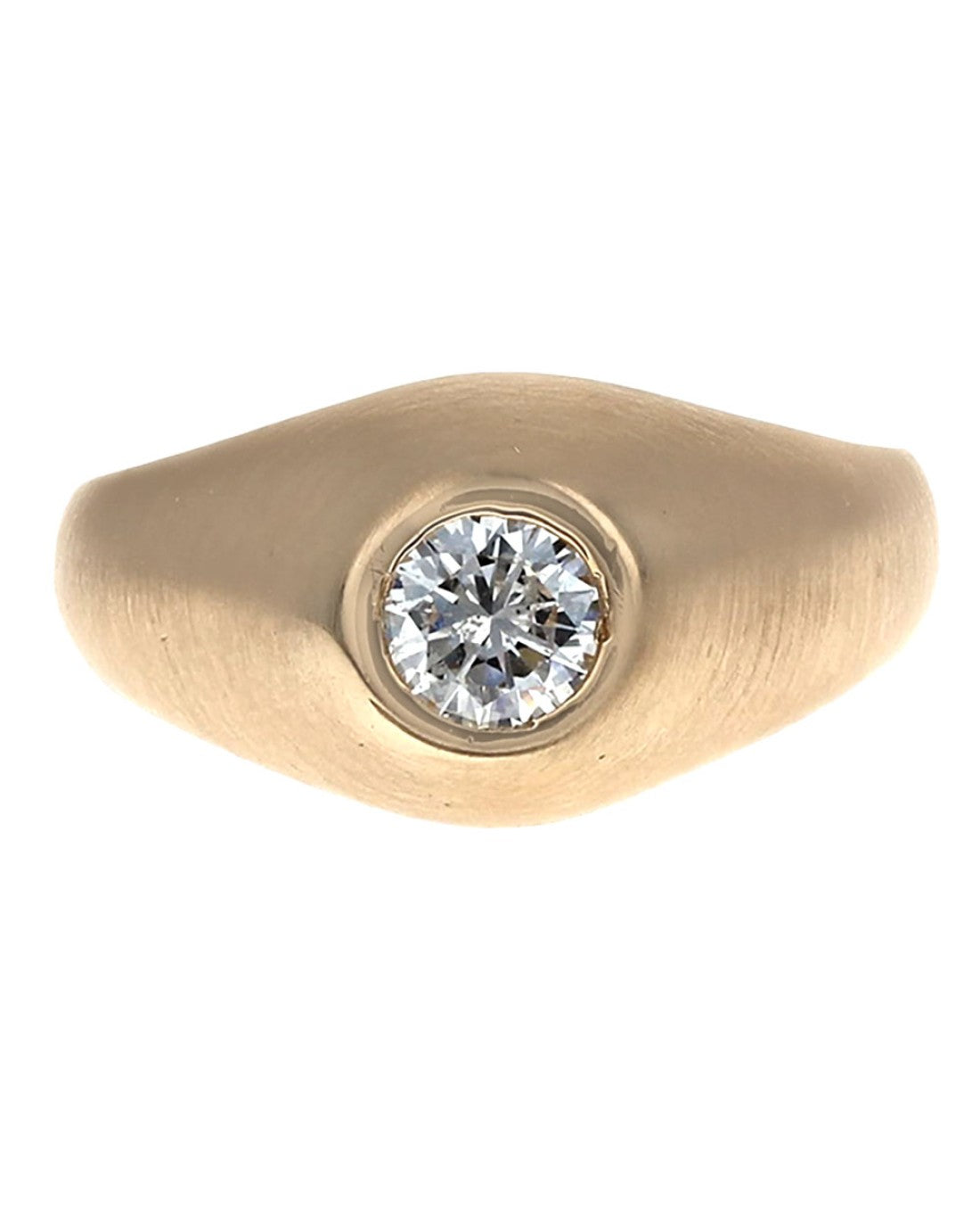 Diamond Solitaire Ring in Yellow Gold