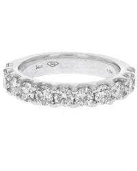 Shared Prong Round Diamond Band