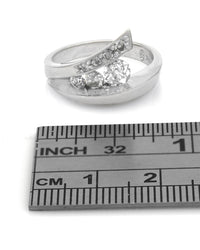 Diamond Fashion Ring in White Gold
