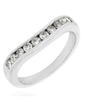 Channel Set Diamond Guard Ring