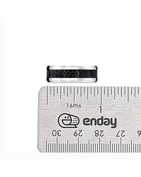 Gentlemen's Black Carbon Fiber Beveled Edge Comfort Fit Band in Tungsten