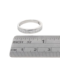 Diamond Wedding Band in White Gold