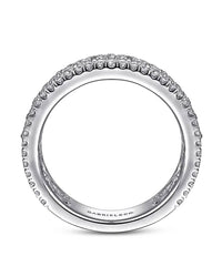 Gabriel & Co. Contemporary Collection Diamond Anniversary Band