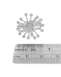 Diamond Cluster Spray Ring in White Gold
