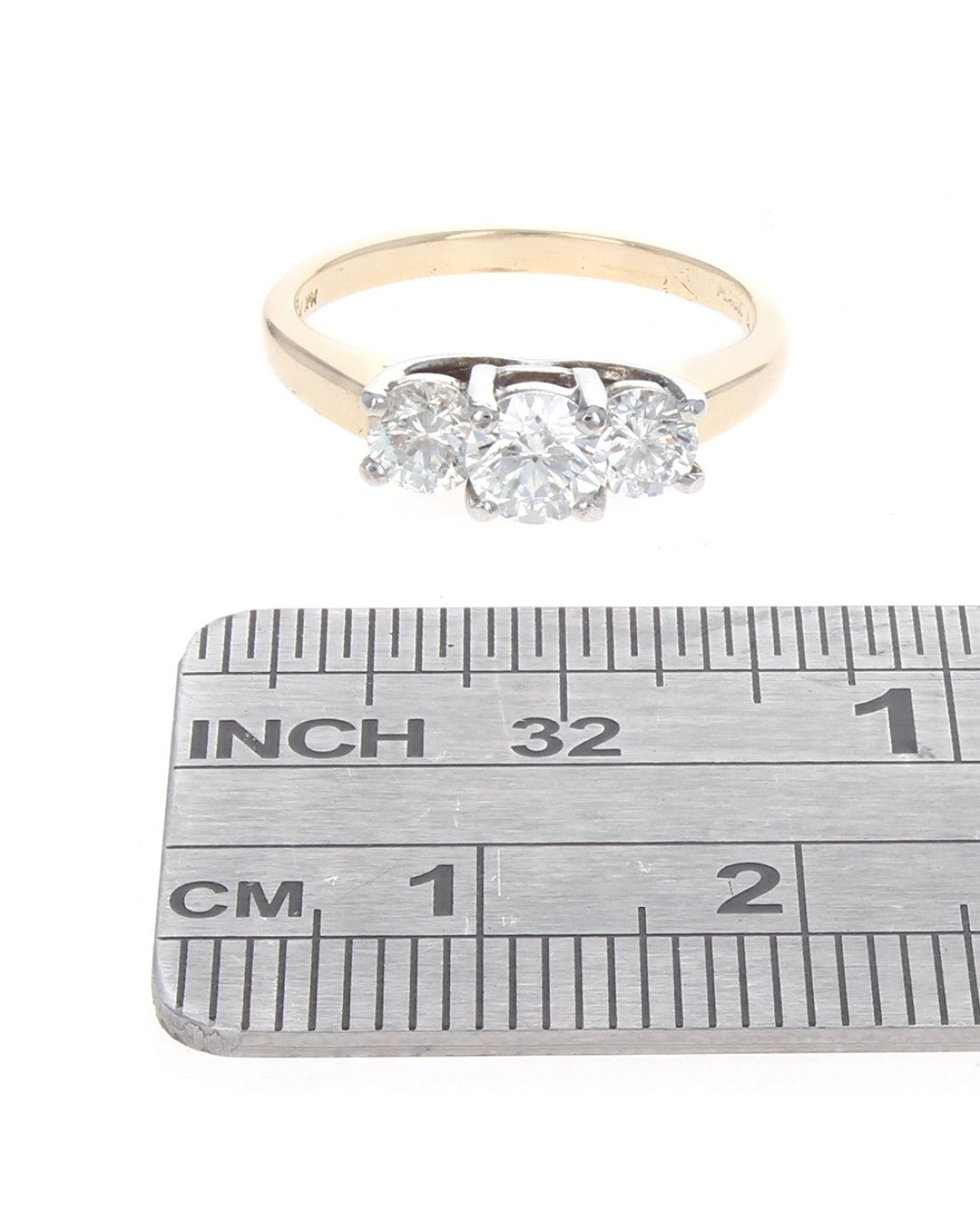 Past, Present, Future 3 Stone Diamond Ring