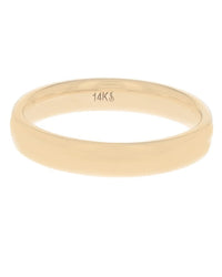 Gentlemen's European Comfort Fit Band in Yellow Gold