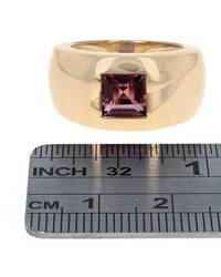 Chaumet Pink Tourmaline Tapered Band