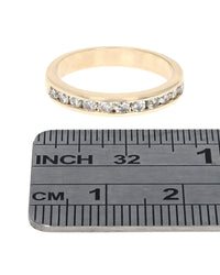 Channel Set Round Diamond Band