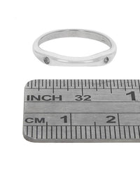 Diamond Stack Ring in White Gold