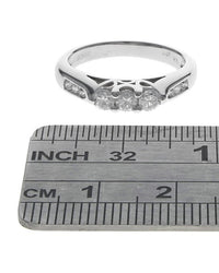 Three Stone Diamond Wedding Ring