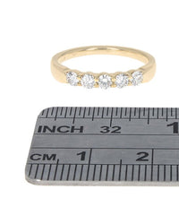 5 Stone Diamond Ring in Gold