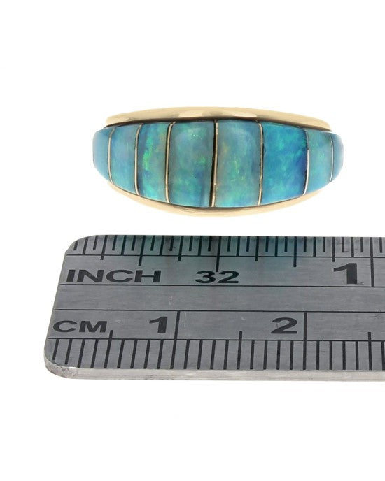 Opal Panel Tapered Band