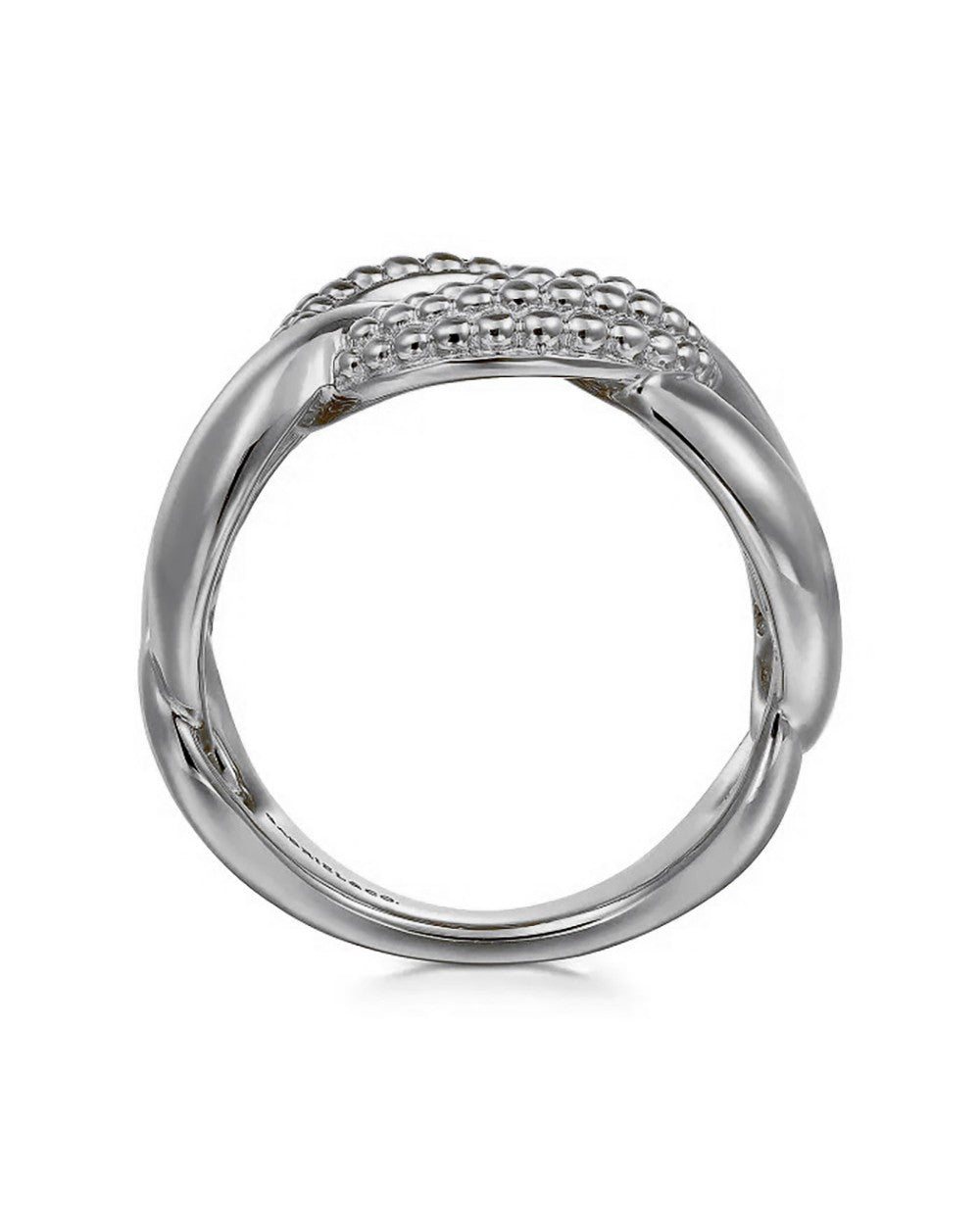 Gabriel & Co. Bujukan Collection Oval Link Ring