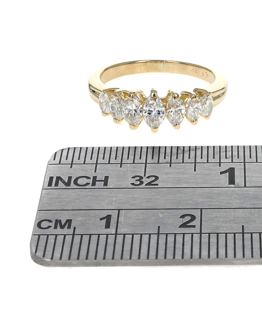 Marquise Diamond Roof Top Ring
