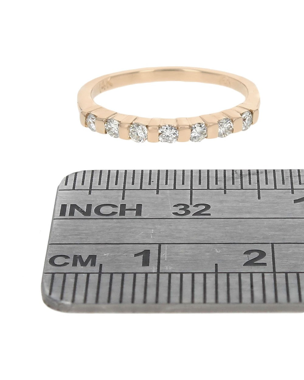 7 Stone Diamond Thin Band