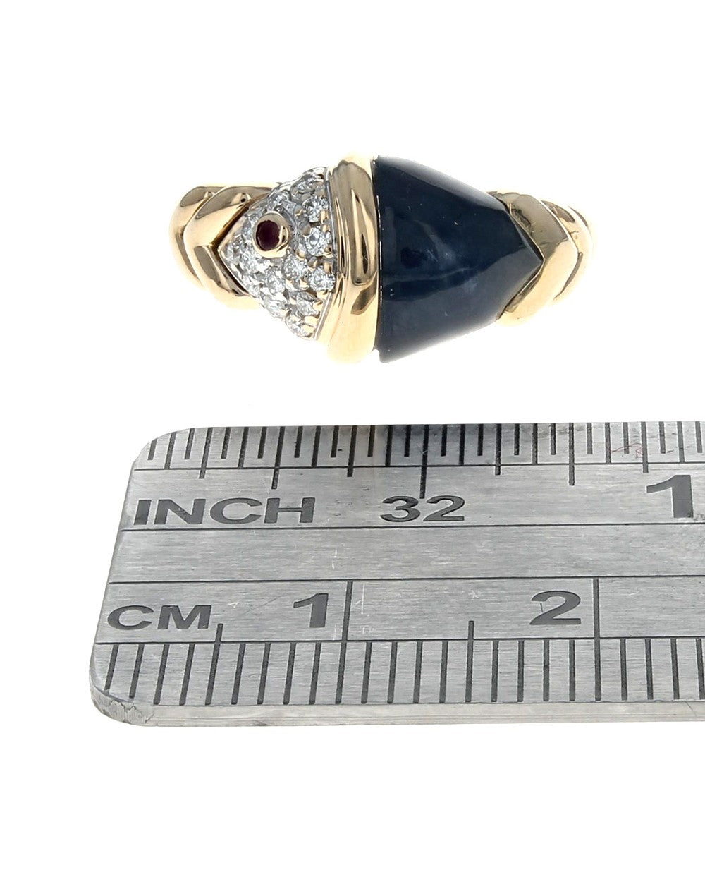 Bvlgari Naturalia Fish Star Sapphire Ring