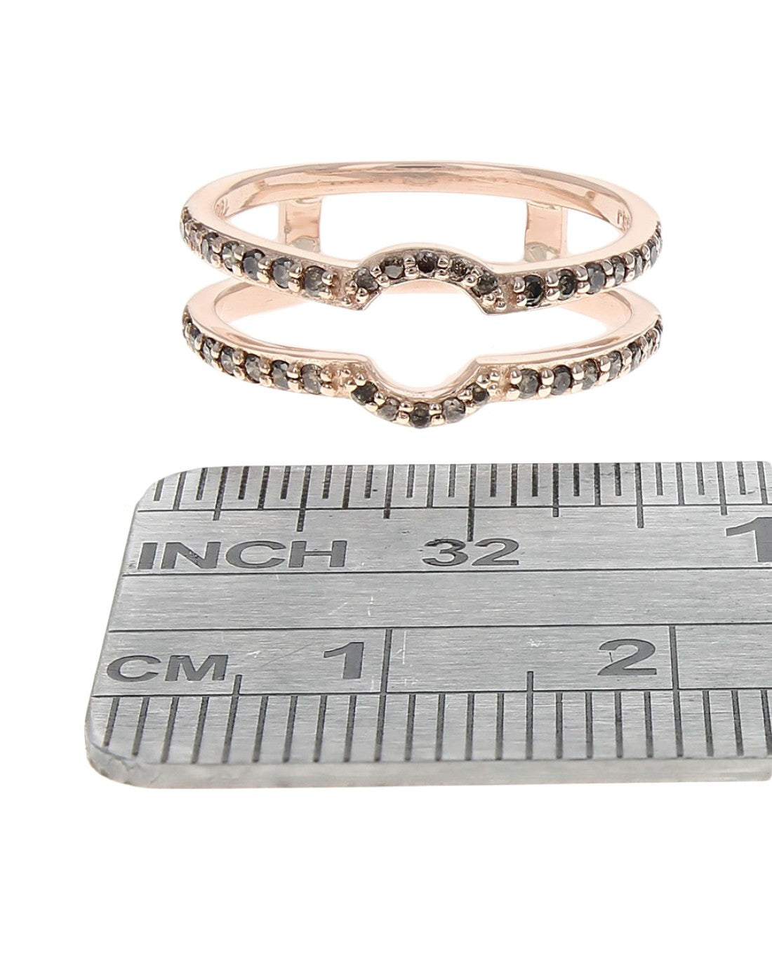 Diamond Ring Guard in Rose Gold